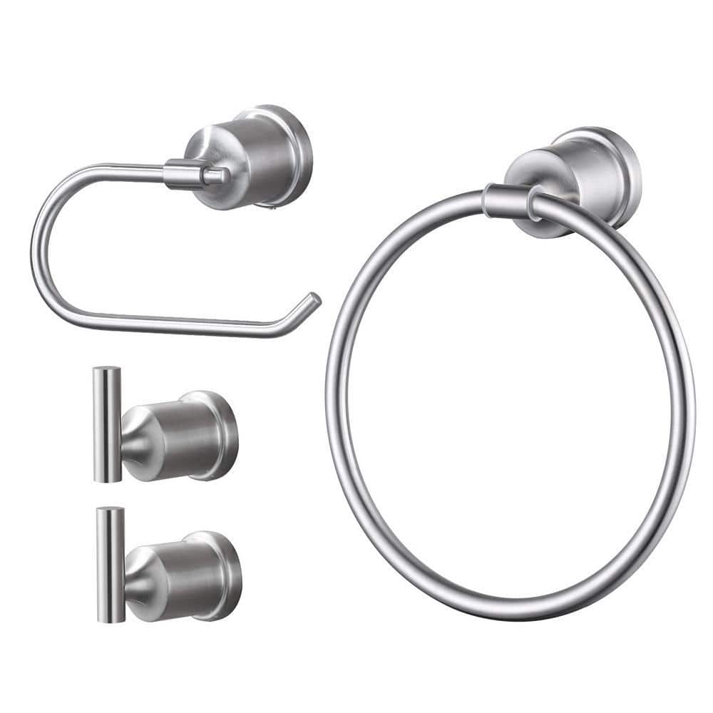 AVITAS Bath Hardware Set with Toilet Paper Holder, Towel Ring, Towel Hook Stainless Steel Oil Rubbed Brozne (1)