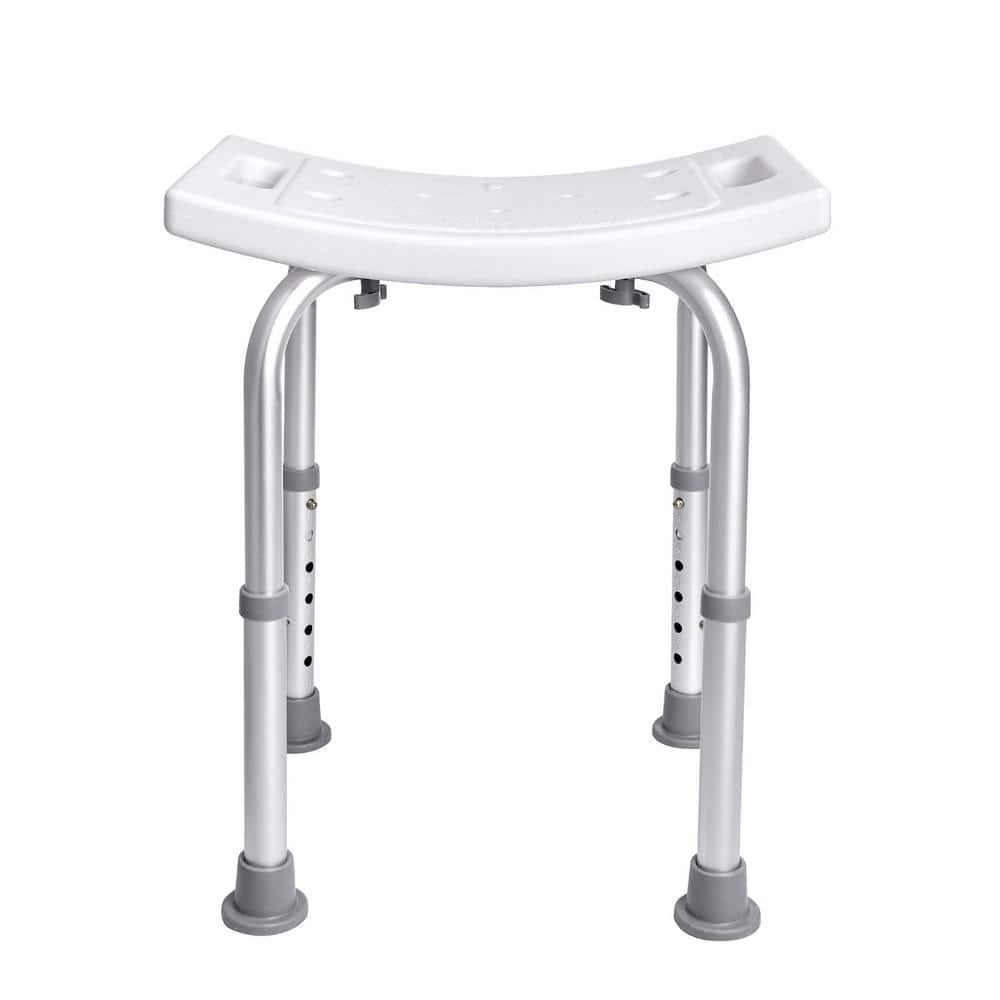 SVOPES Shower Chair,Adjustable Height Shower Stool with Built-in Handles, Non-Slip Bath Bench for Elderly, Disabled 2025 update (1)