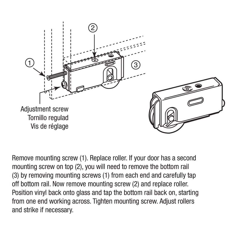 Prime-Line 1-1/2 in., Steel Roller Assembly with Ball Bearing and Plain Back Housing, Air Control, Howmet, Krestmark (3)