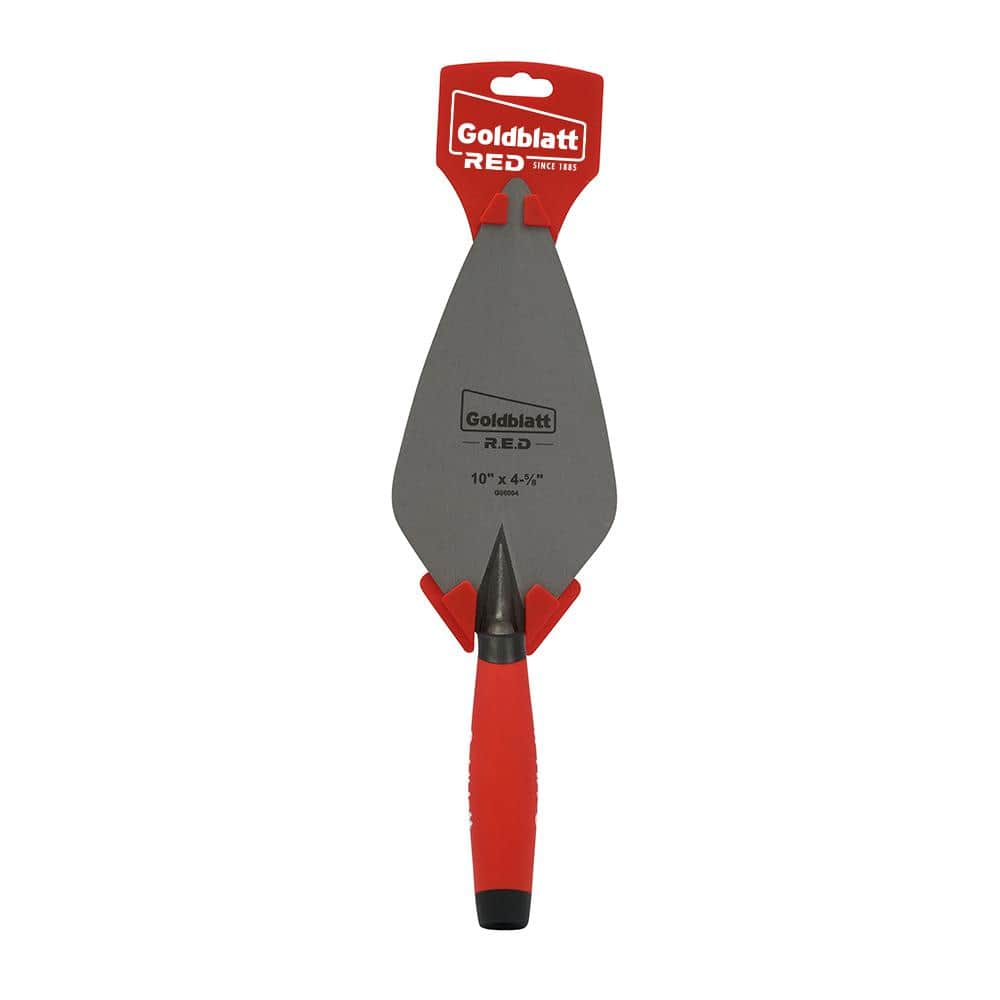 Goldblatt RED SINCE 1885 10 in. Pro London Brick Trowel (1)