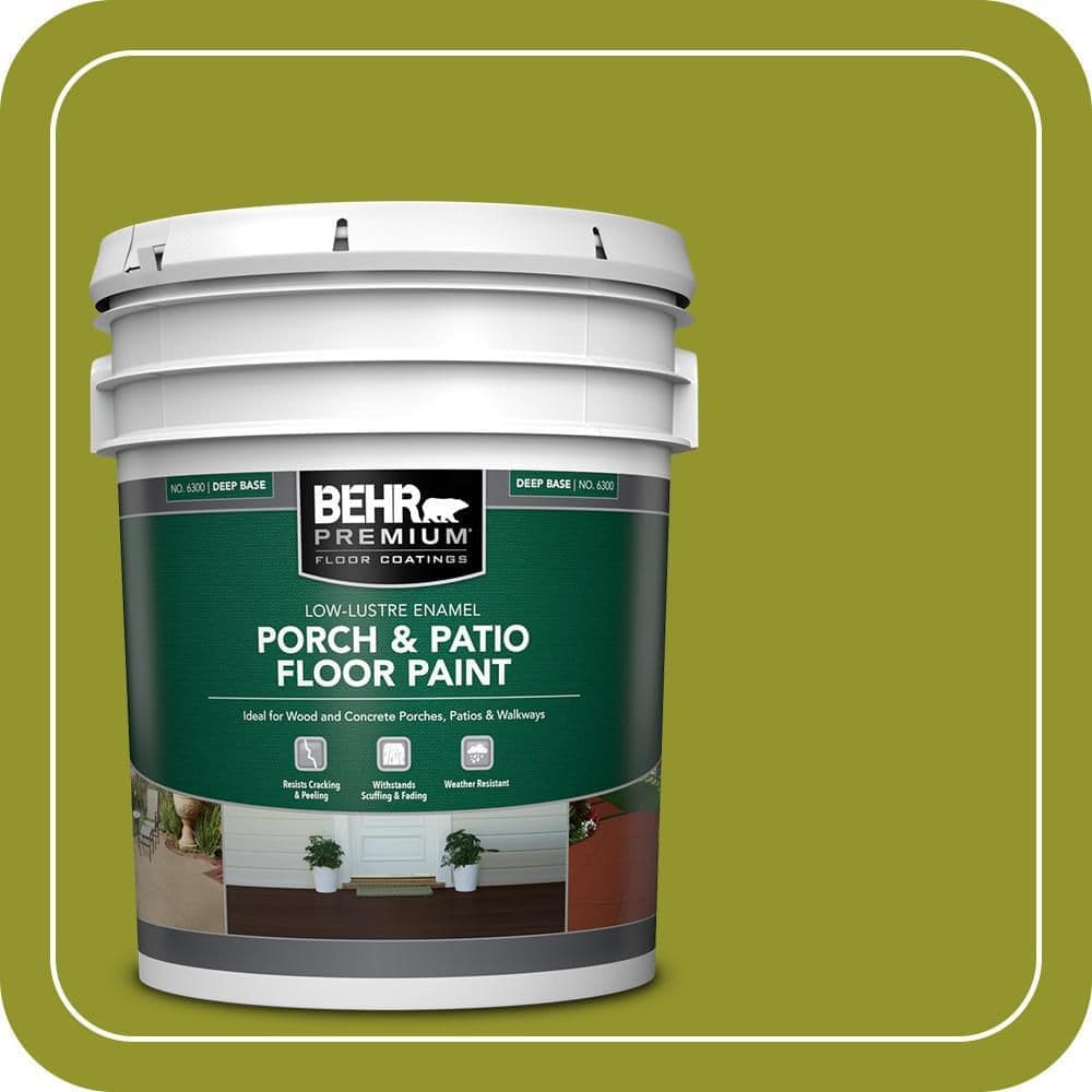 BEHR PREMIUM #P350-7 Low-Lustre Enamel Interior/Exterior Porch and Patio Floor Paint (1)