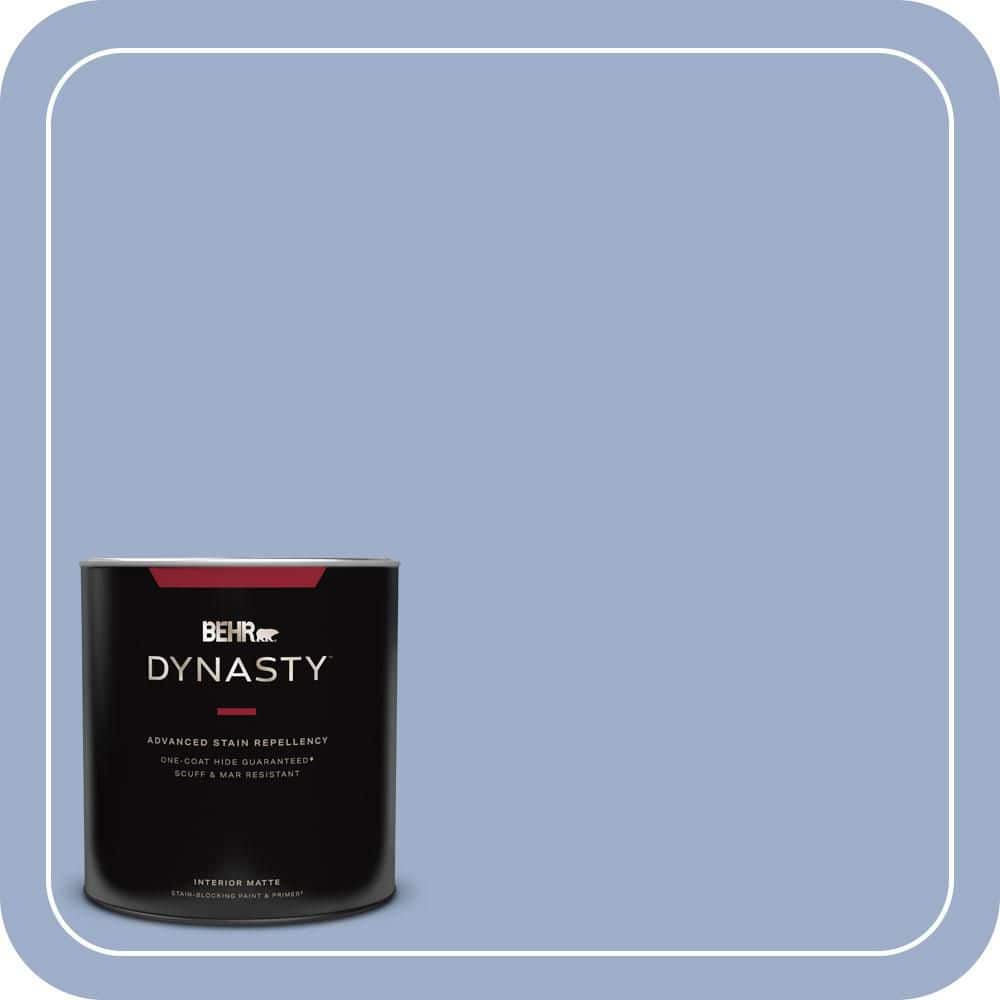 BEHR DYNASTY 1 Qt. #MQ5-17 Poetry Reading One-Coat Hide Matte Interior Stain-Blocking Paint & Primer