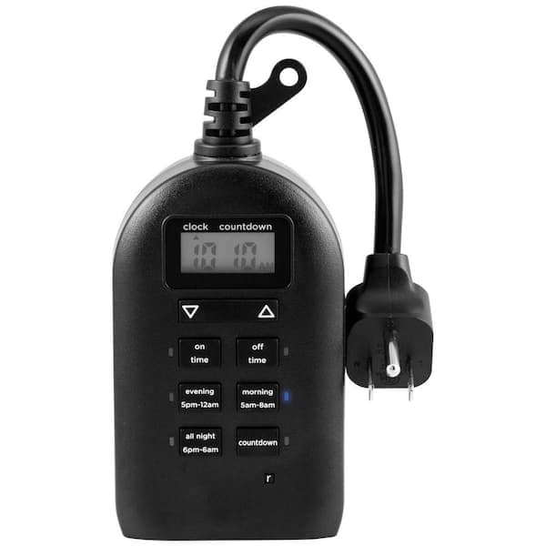 Defiant 2-Outlet Outdoor Plug-In Digital Timer