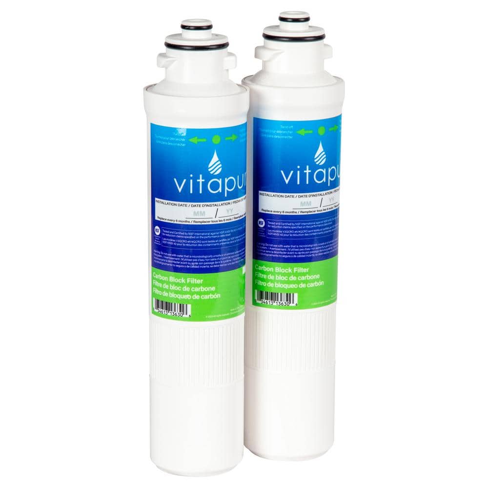VITAPUR Quick-Connect Replacement Water Filter Cartridge for PQC1FS and PQC3RO