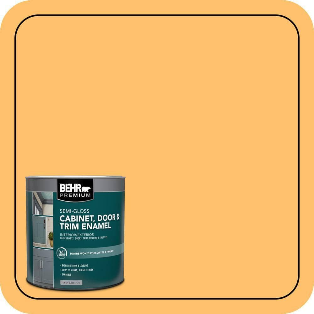BEHR PREMIUM 1 qt. #P250-5 Solar Storm Semi-Gloss Enamel Interior/Exterior Cabinet, Door & Trim Paint
