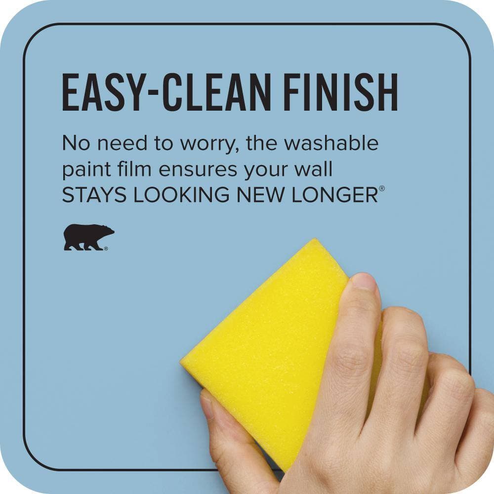 BEHR ULTRA 1 gal. #M500-3 Blue Chalk color Extra Durable Flat Interior Paint & Primer (4)