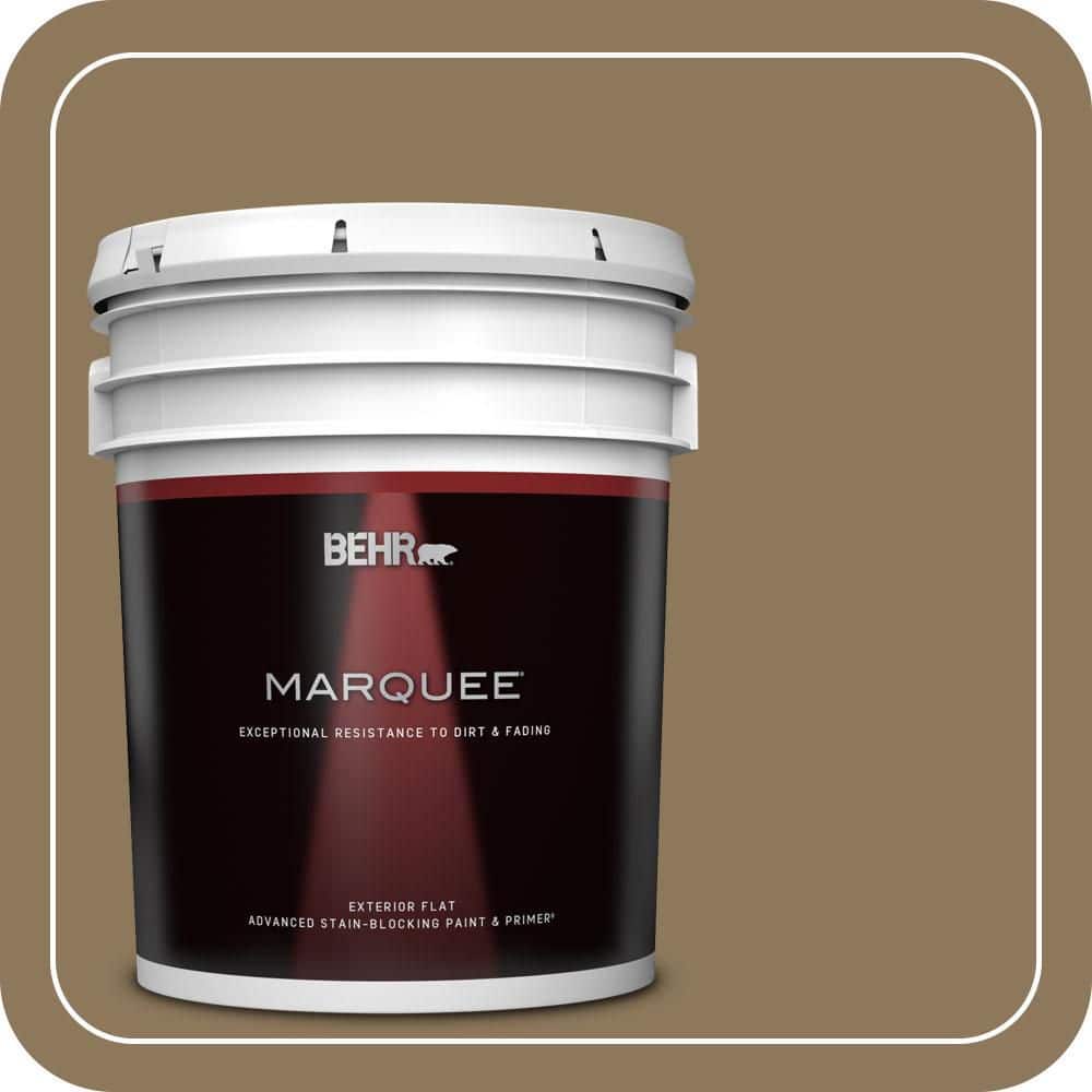 BEHR MARQUEE 5 gal. #N300-6 Archaeological Site Flat Exterior Paint & Primer