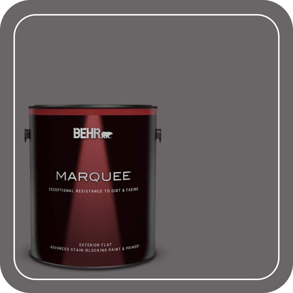 BEHR MARQUEE 1 gal. #PPU17-19 Arabian Veil Flat Exterior Paint & Primer