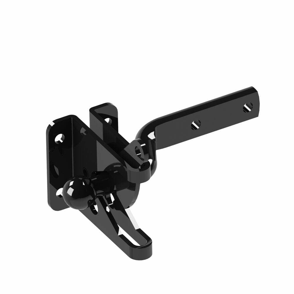 Barrette Outdoor Living 4.562 in. x 2.312 in. Black Steel Gravity Latch (3)