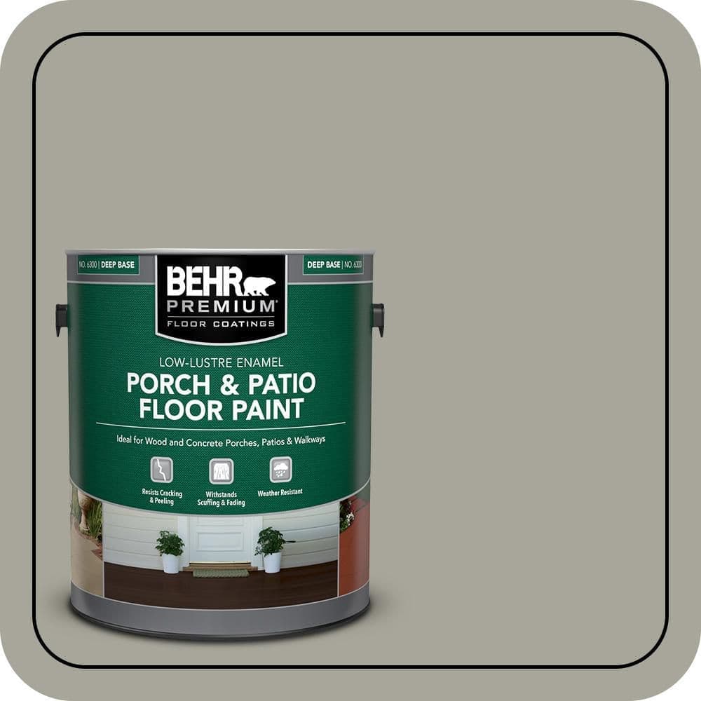 BEHR PREMIUM #N370-4A Low-Lustre Enamel Interior/Exterior Porch and Patio Floor Paint (1)