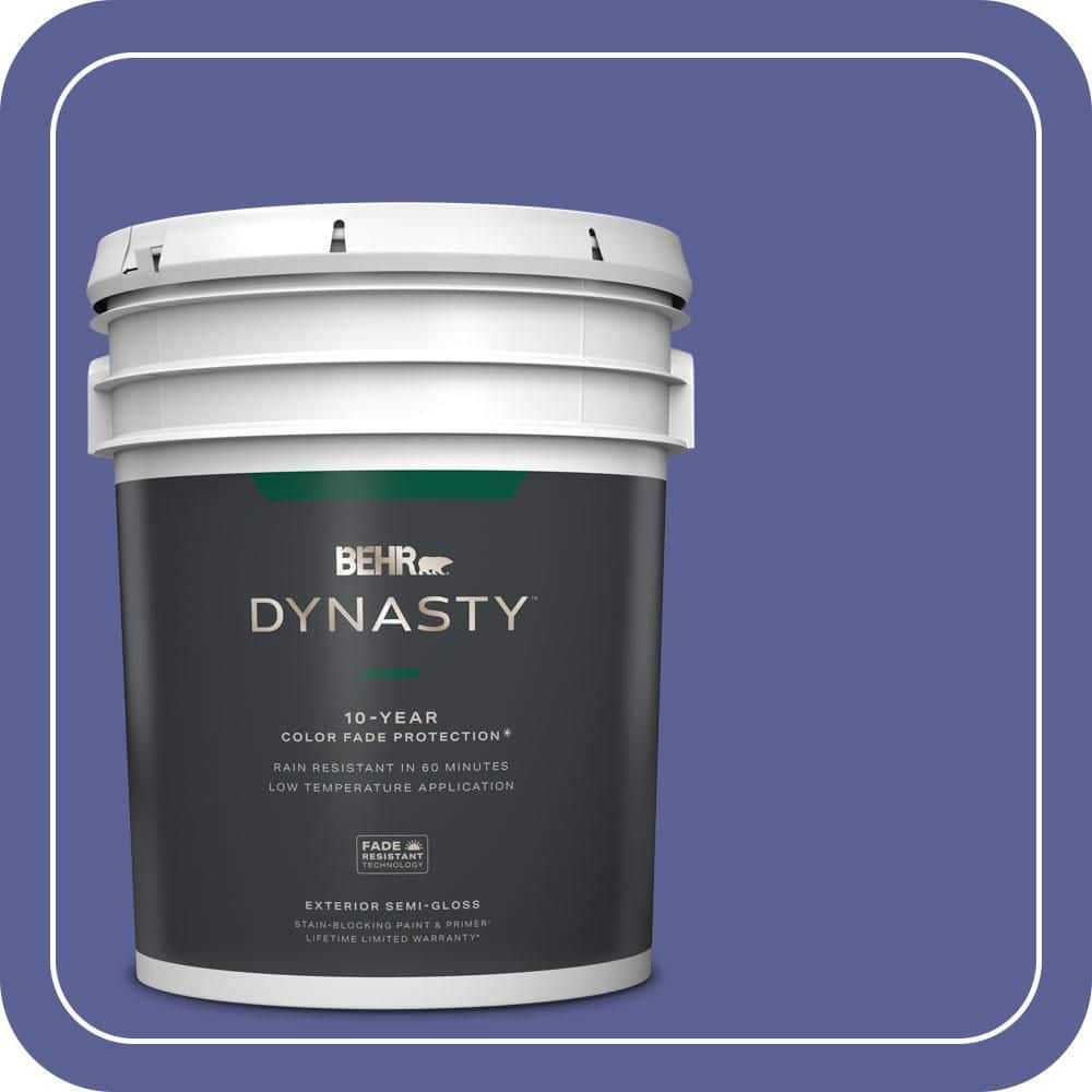 BEHR DYNASTY 5 gal. #S-G-620 Wizard Semi-Gloss Exterior Stain-Blocking Paint & Primer