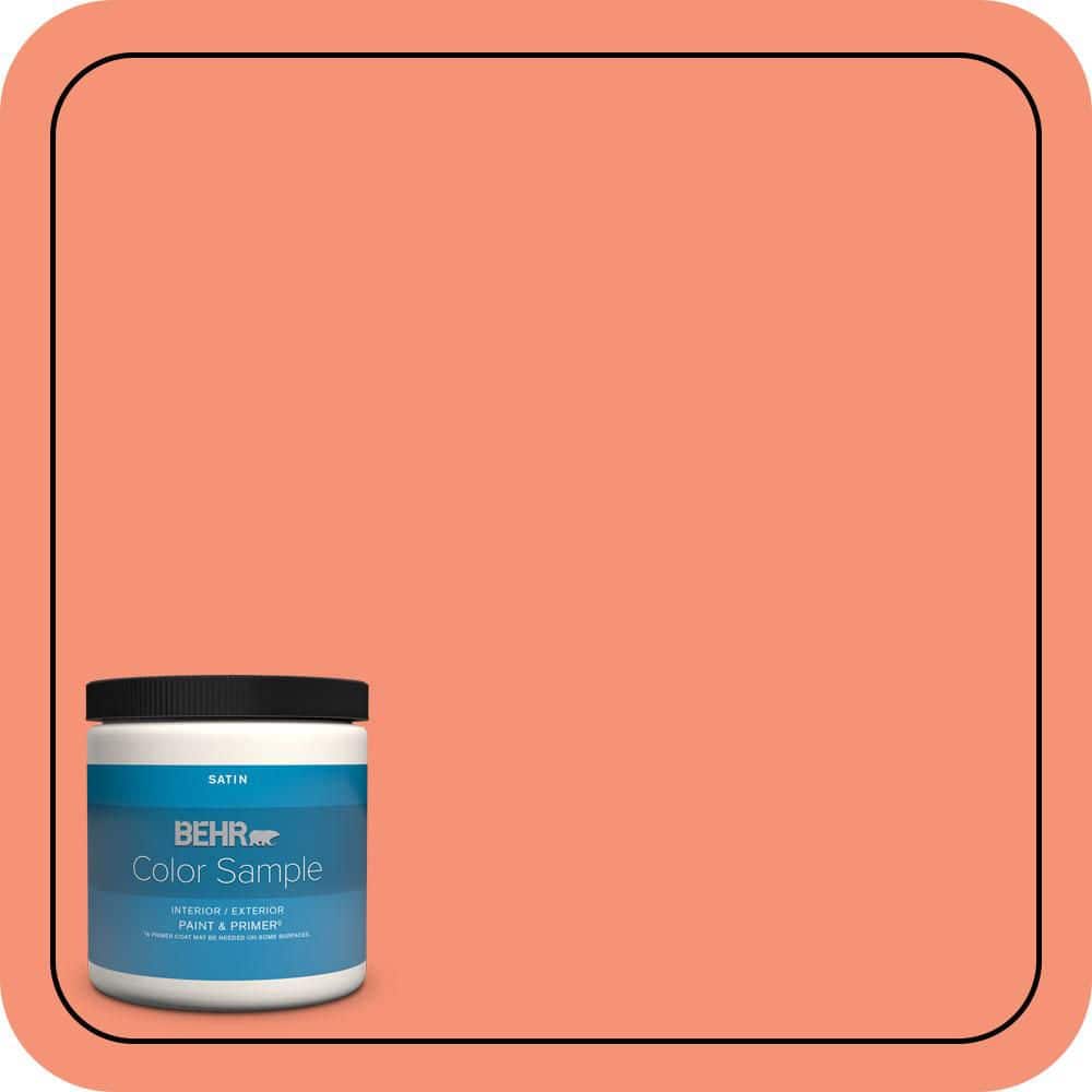 BEHR PREMIUM PLUS 1 gal. #200B-5 Indian Dance Semi-Gloss Enamel Low Odor Interior Paint & Primer (1)