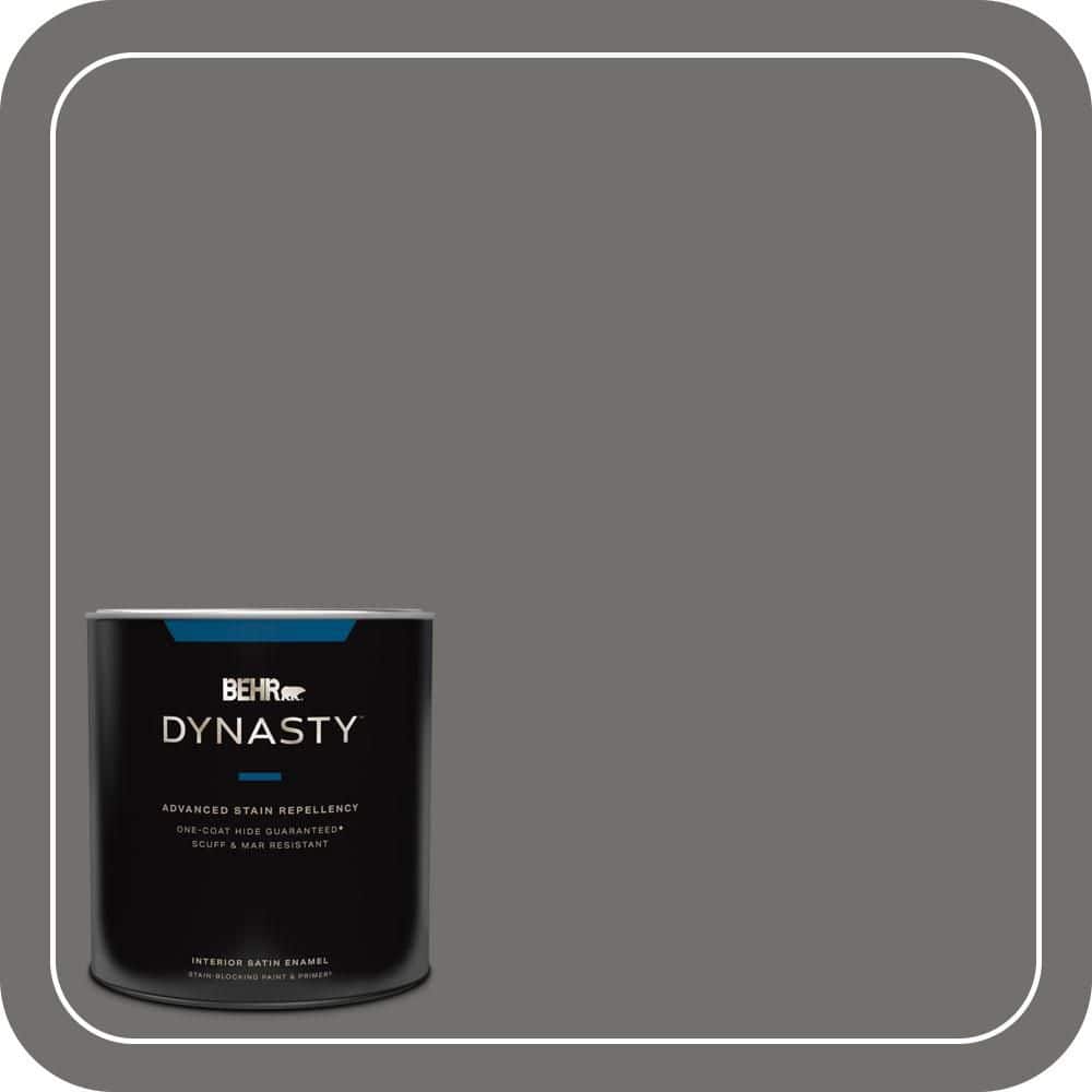 BEHR DYNASTY 1 qt. #PPU24-05 Ancestral Satin Enamel Interior Stain-Blocking Paint & Primer