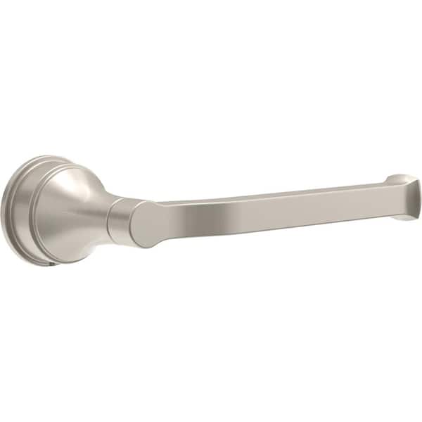 Delta Faryn Wall Mount Single Post Toilet Paper Holder Bath Hardware Accessory in Brushed Nickel
