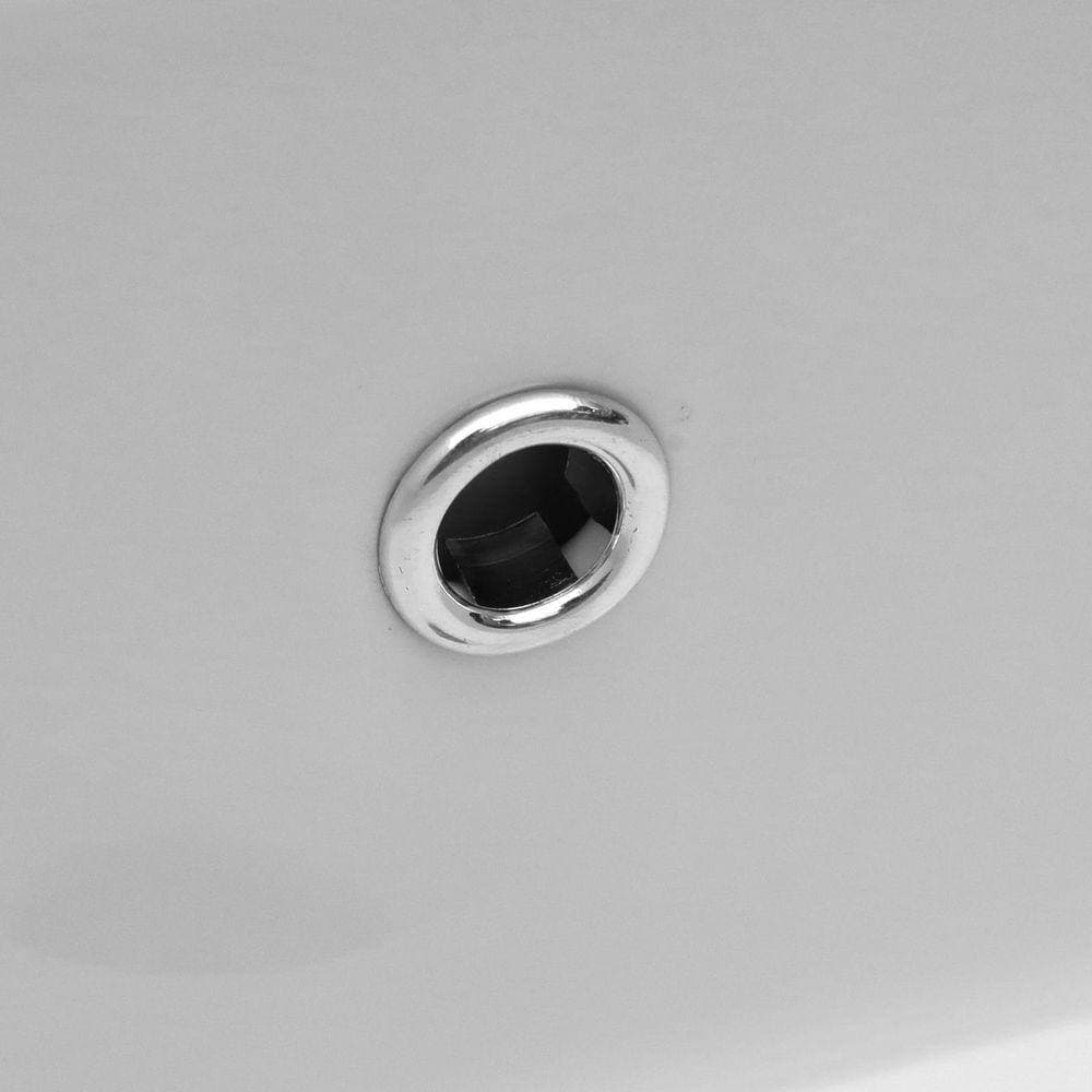 TCYO 22 in. Undermount Rectangular Bathroom Sink with Overflow Drain in White (2)