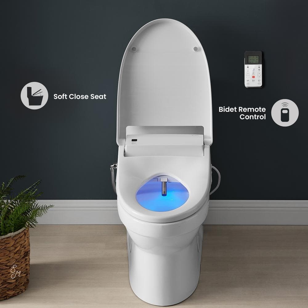 Swiss Madison Virage 1-Piece Toilet 0.80 GPF with Vivante Smart Seat (3)