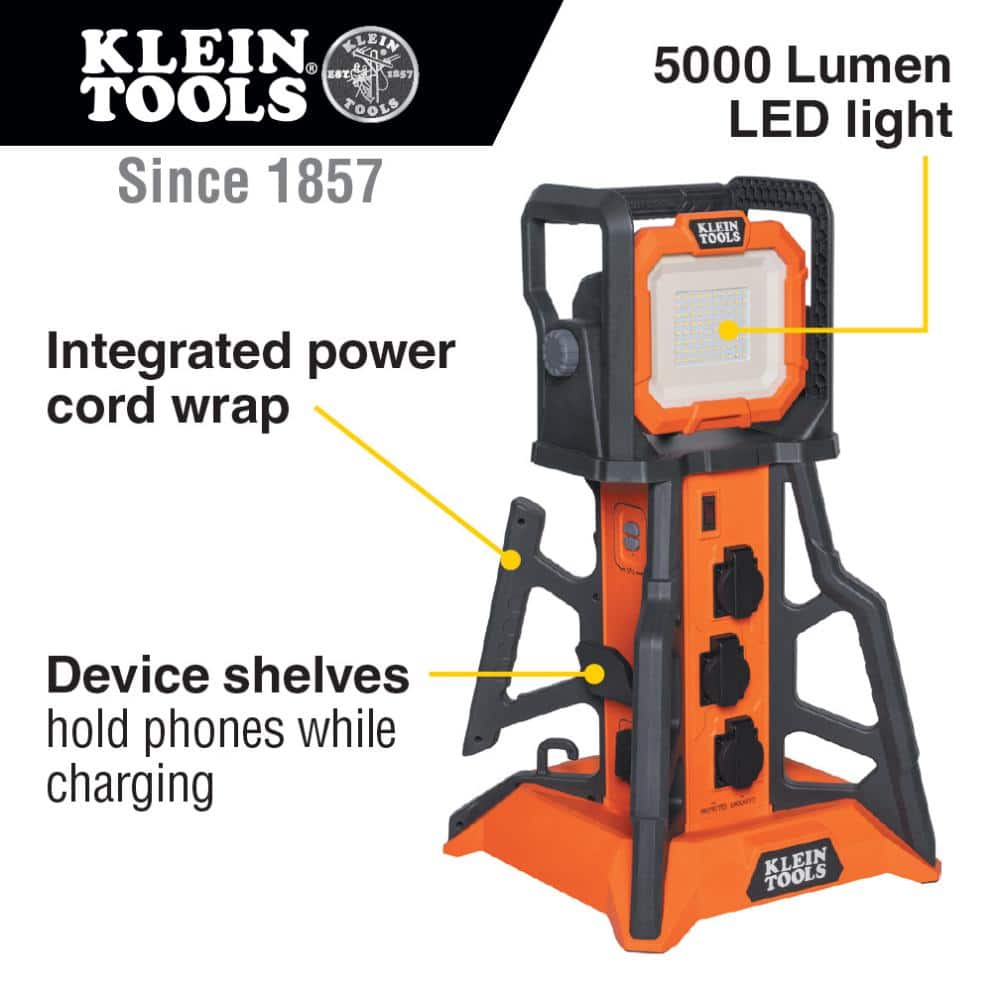 Klein Tools 6-Outlet PowerHub 1 Lighting and Power Solution Surge Protector (2)