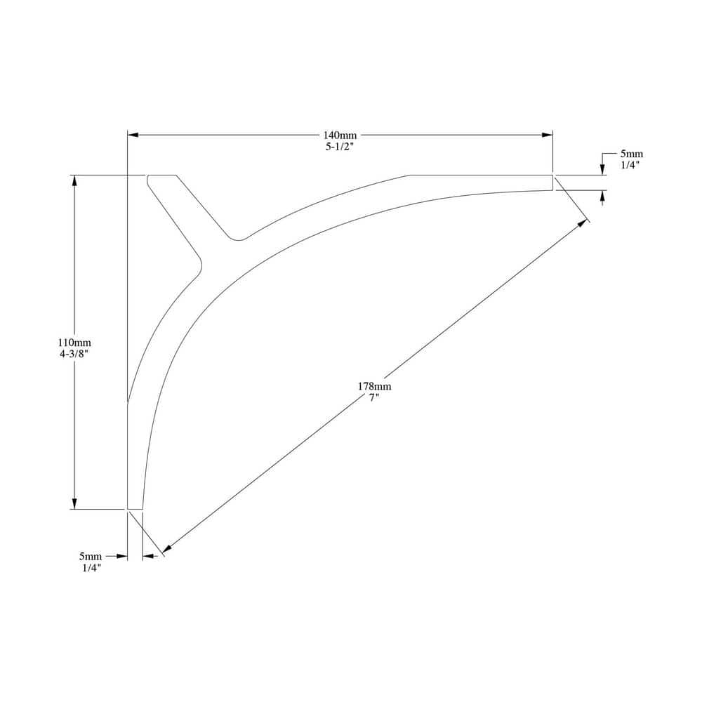 ORAC DECOR 5-1/2 in. x 4-3/8 in. x 78-3/4 in. Primed White Plain Polyurethane Crown Moulding (6-Pack) (2)