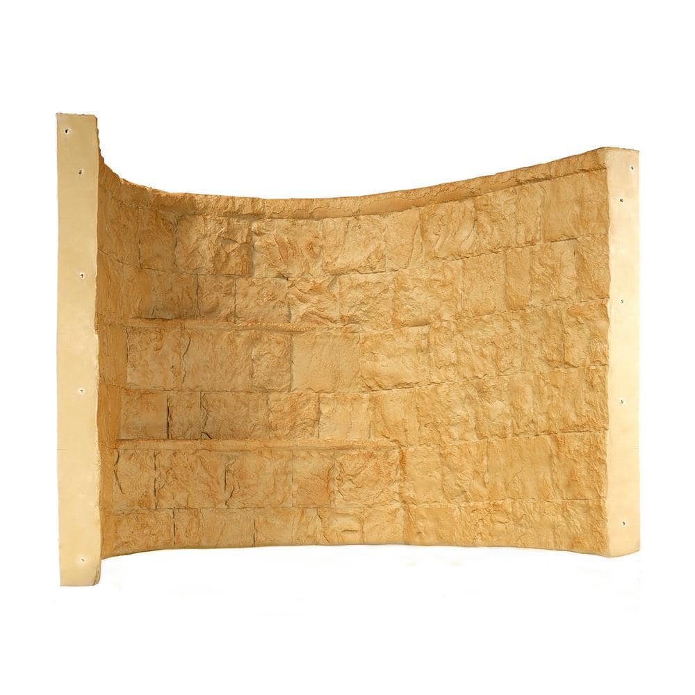SHAPE PRODUCTS Rockwell 66 in. x 44 in. x 48 in. Tan Composite Window Well