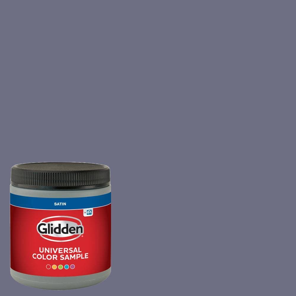 Glidden 8 oz. PPG1171-6 Old Mill Blue Satin Interior Paint Sample (1)