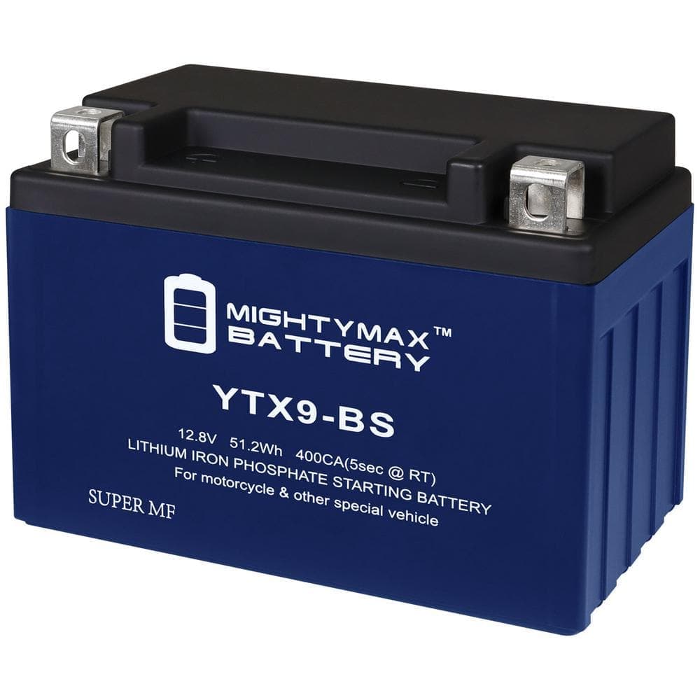 MIGHTY MAX BATTERY 12 Volt 8 AH, 400 CCA, Lithium Iron Phosphate (LiFePO4) Battery (1)