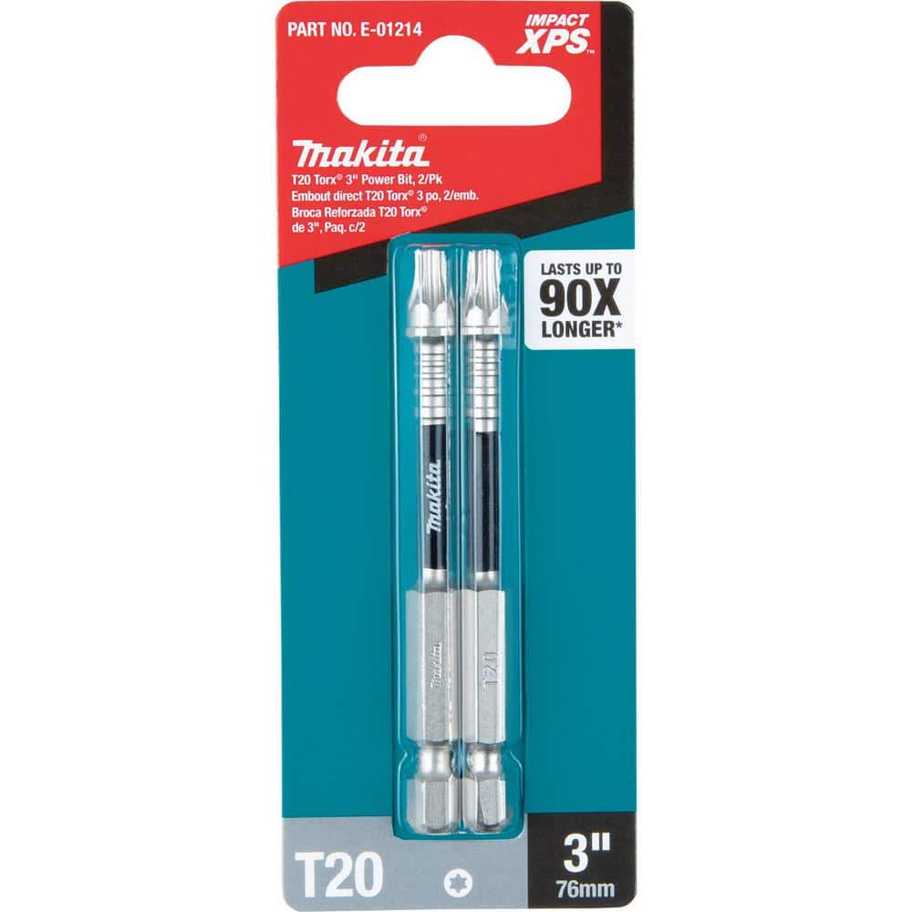 Makita IMPACT XPS T20 Torx 3 in. Power Bit (2-Pack) (3)