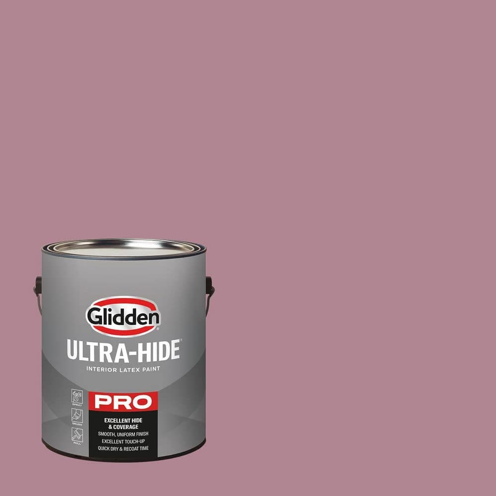 Glidden Ultra-Hide 1 gal. PPG1045-5 Keepsake Rose Eggshell Interior Paint