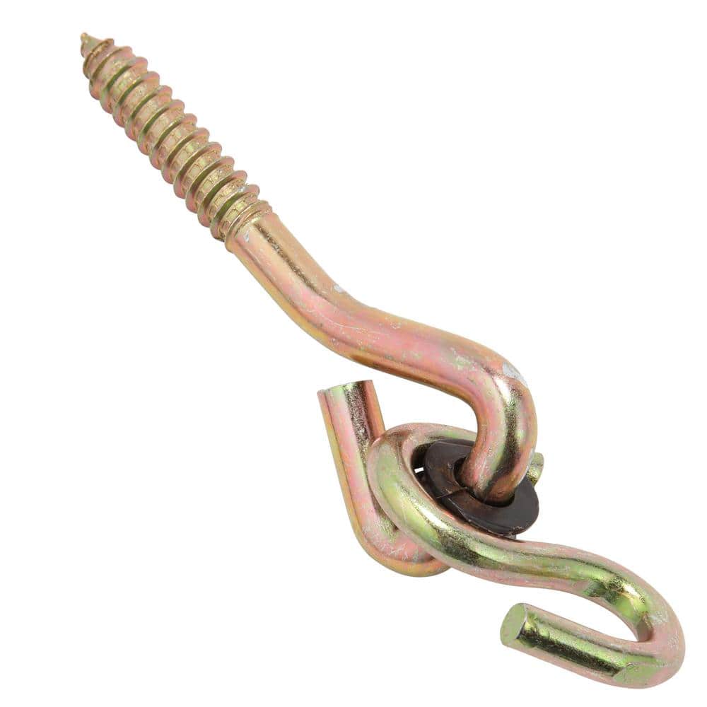 Everbilt 4 in. Chromate-Plated Screw Type Swing Hardware (2)
