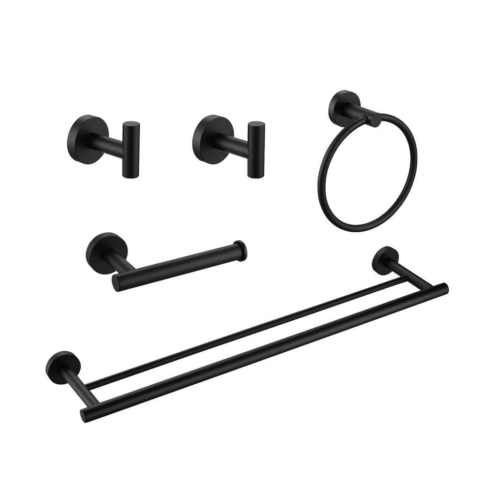Unbranded Piece Stainless Steel Bathroom Hardware Set with Mounting Hardware