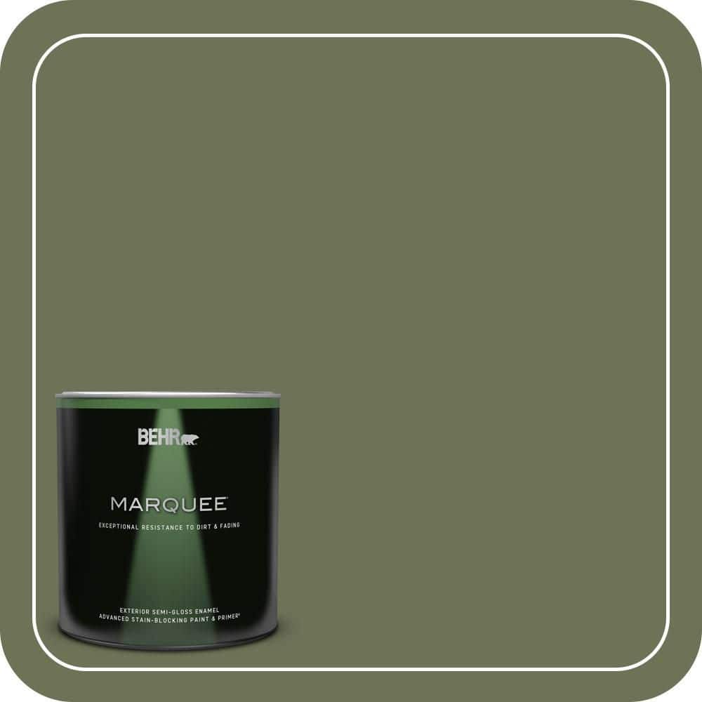 BEHR MARQUEE 1 qt. #MQ6-53 Herb Cornucopia Semi-Gloss Enamel Exterior Paint & Primer