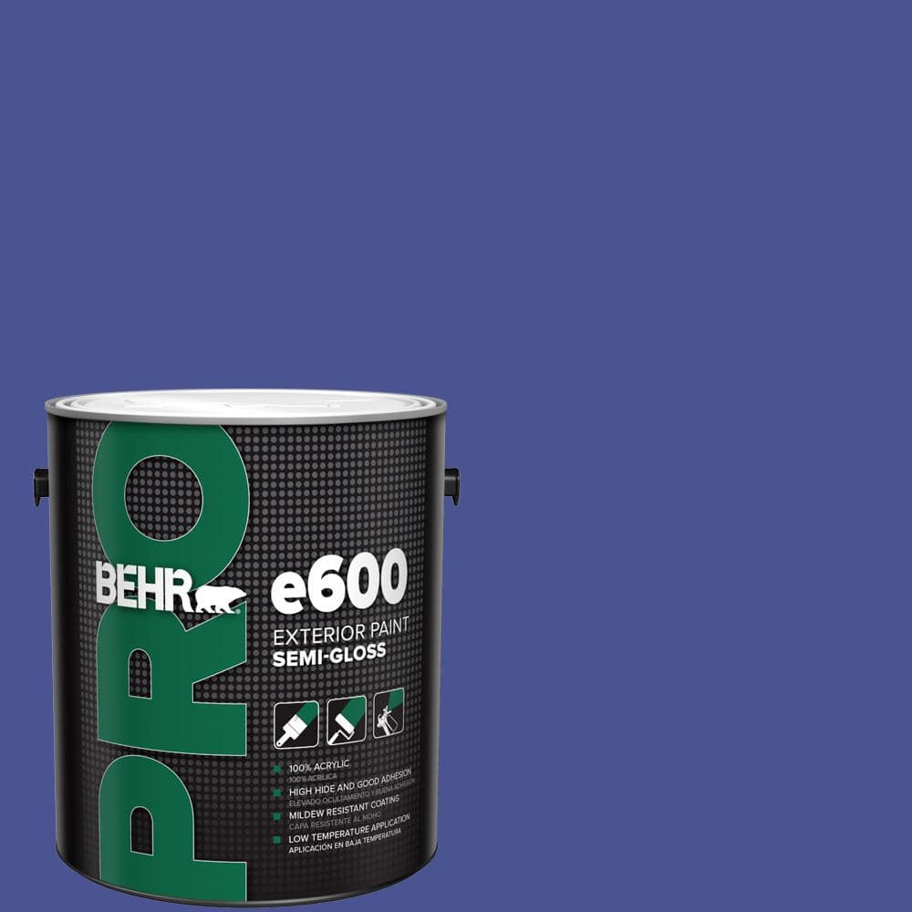 BEHR PRO 1 gal. #P540-7 Canyon Iris Semi-Gloss Exterior Paint