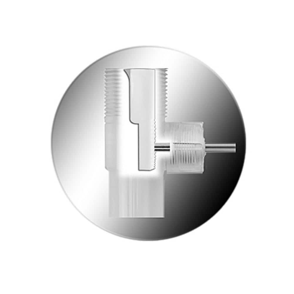 PF WaterWorks 2 in 1-Clog Free Plastic Pop-Up Drain, Chrome (3)