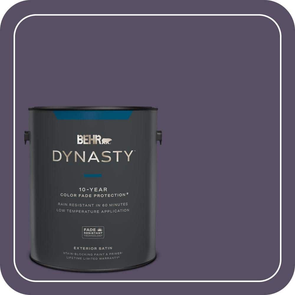 BEHR DYNASTY 1 gal. #MQ5-38 Illusionist Satin Enamel Exterior Stain-Blocking Paint & Primer