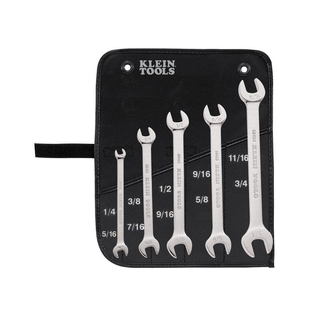 Klein Tools Open-End Wrench Set (5-Piece) (1)