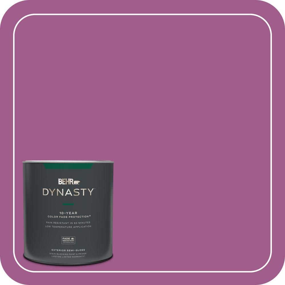 BEHR DYNASTY 1 qt. #P110-6 Wild Berry Semi-Gloss Exterior Stain-Blocking Paint & Primer