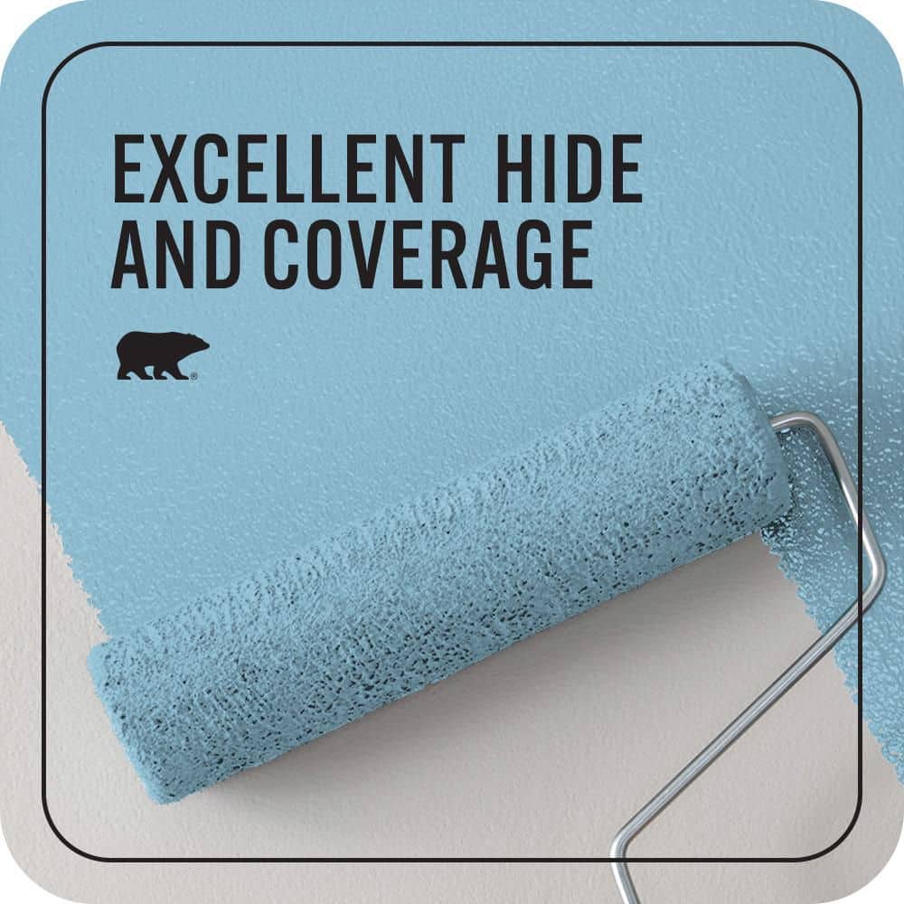 BEHR PREMIUM PLUS #M490-3 Speedboat Flat EcoMix Plant-Based & Primer (2)