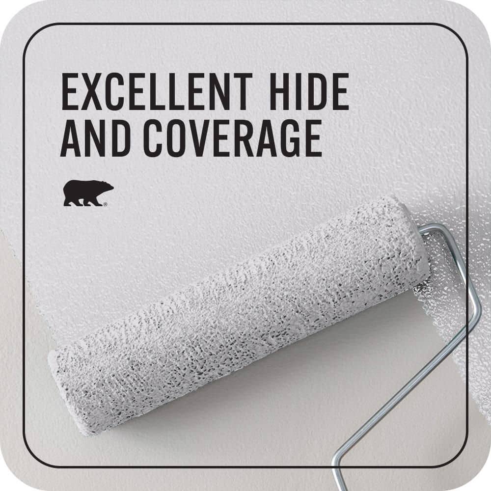 BEHR PREMIUM PLUS 1 qt. #660E-1 Lavender Lace Flat EcoMix Plant-Based Interior Paint & Primer (2)