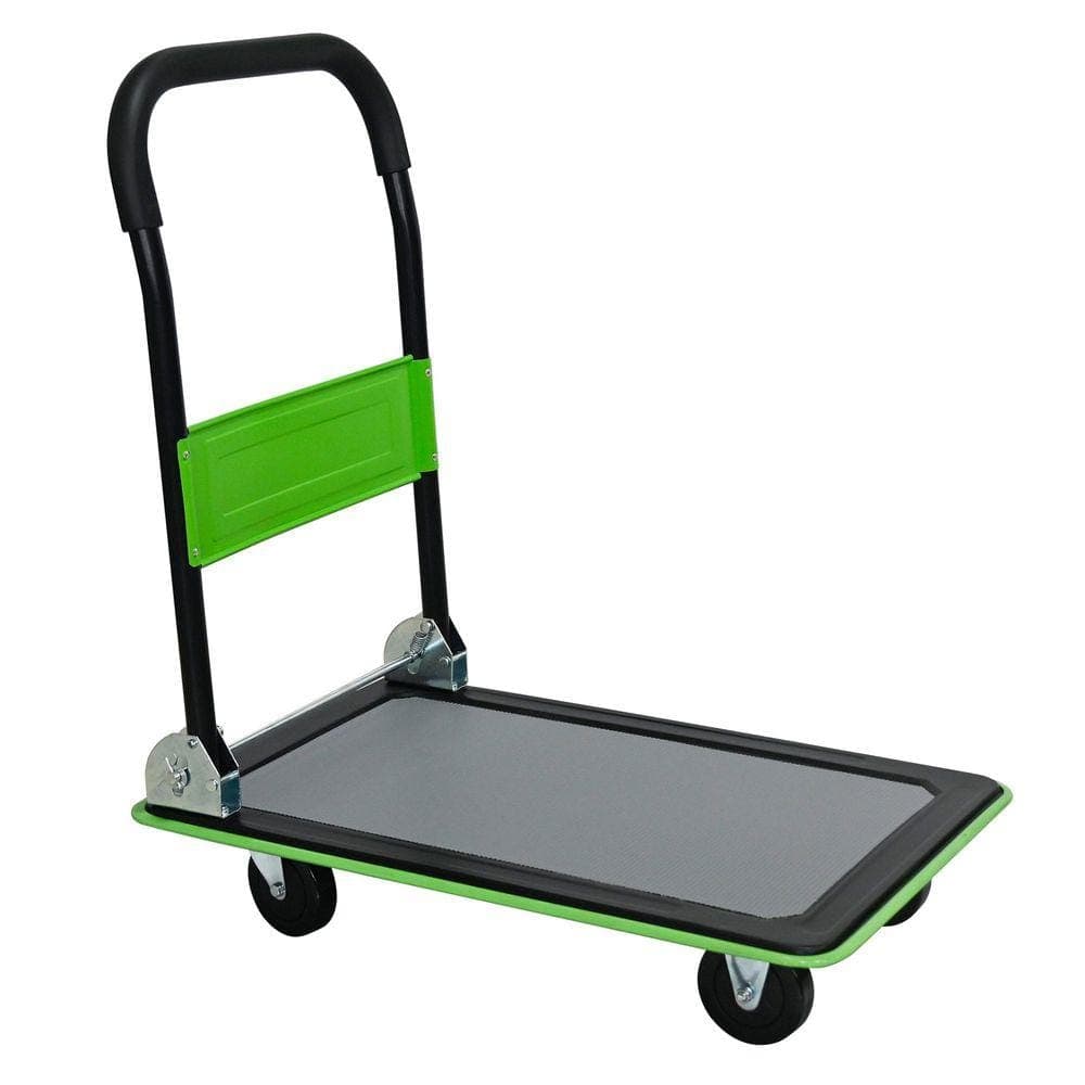 Cesicia Green 330lbs Heavy Duty Platform Hand Truck (1)
