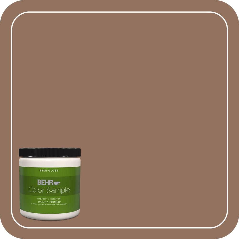 BEHR PREMIUM PLUS #BXC-84 Corral Brown Enamel Low Odor & Primer (1)