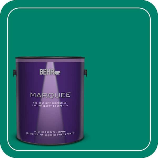 BEHR MARQUEE 1 gal. #T16-03 Emperors Silk Eggshell Enamel Interior Paint & Primer (2)
