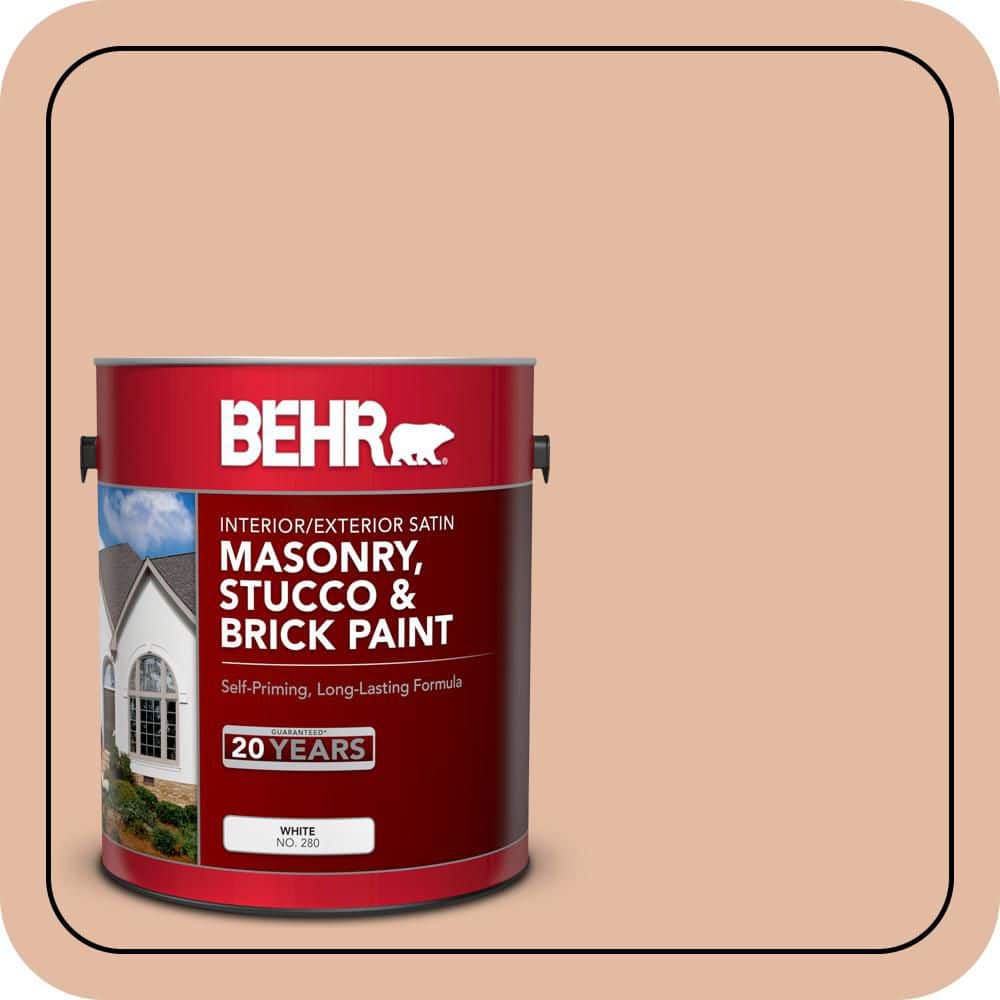 BEHR 5 gal. #MS-08 Santana Satin Interior/Exterior Masonry, Stucco and Brick Paint