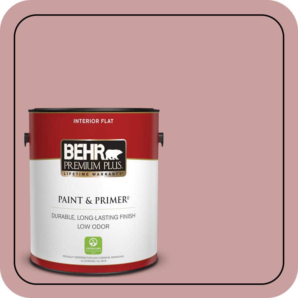 BEHR PREMIUM PLUS 1 gal. #MQ1-13 Lady Guinevere Flat Low Odor Interior Paint & Primer