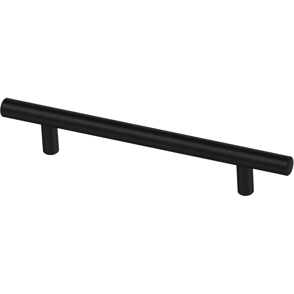 Liberty 4-Pack Solid Bar 5-1/16 in. 128 mm Matte Black Cabinet Pull (4)