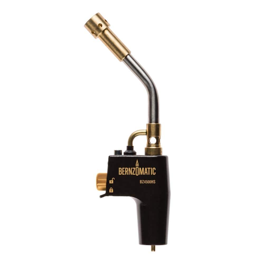 Bernzomatic DuraCast Wide Surface Torch with Instant Start/Stop Ignition Compatible with MAP-Pro Gas and Propane Gas