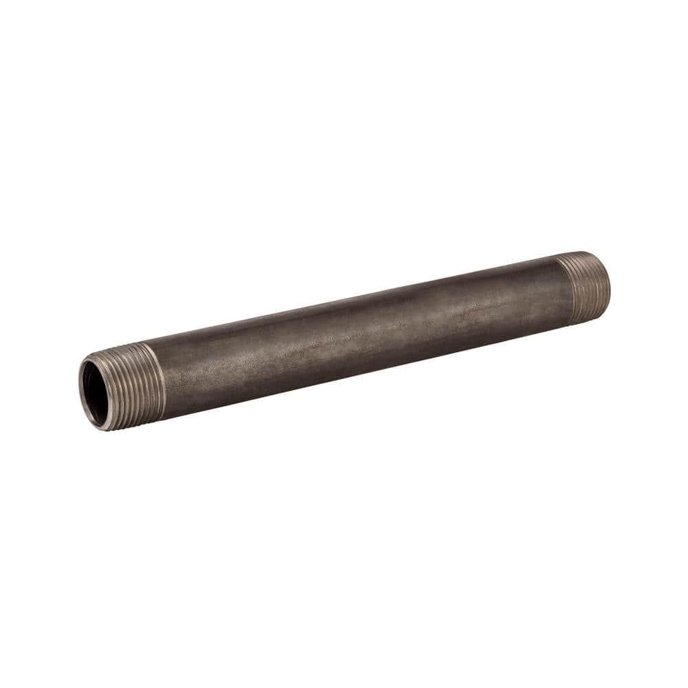 Southland 1 in. x 10 in. Black Steel Schedule 40 Nipple
