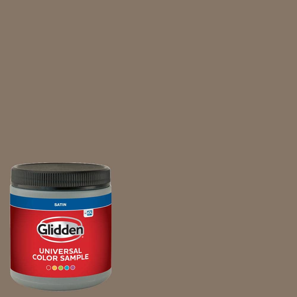 Glidden 8 oz. PPG1020-6 Wicker Basket Satin Interior Paint Sample (1)