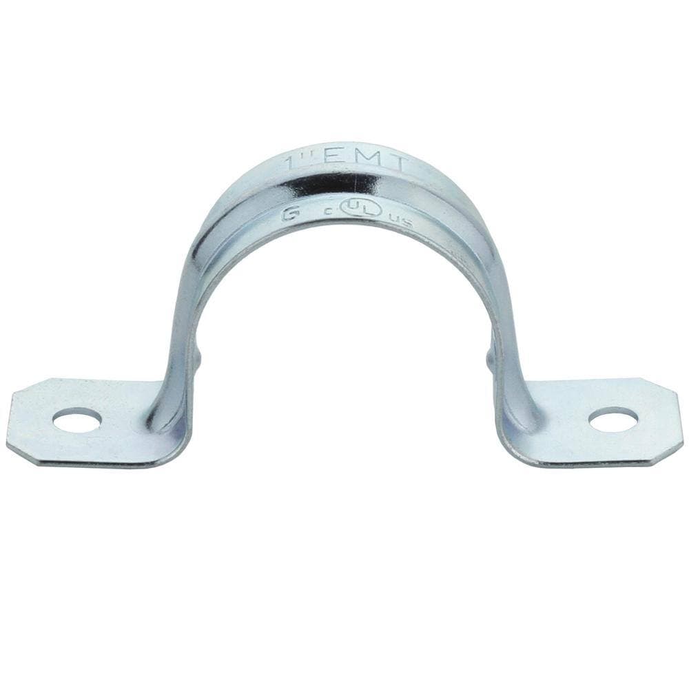 Commercial Electric 1 in. Electrical Metallic Tubing (EMT) 2-Hole Strap (4-Pack) (3)