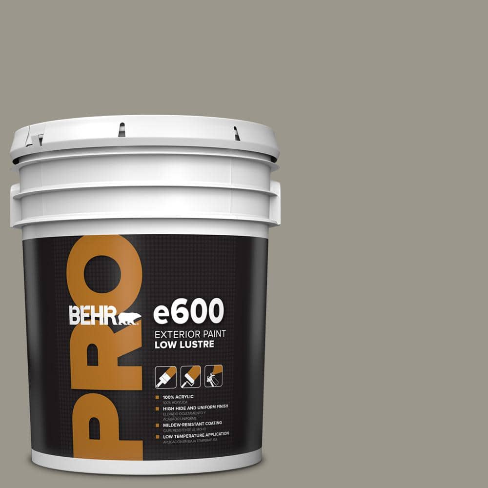BEHR PRO 5 gal. #MQ2-60 Iron Gate Low Luster Exterior Paint