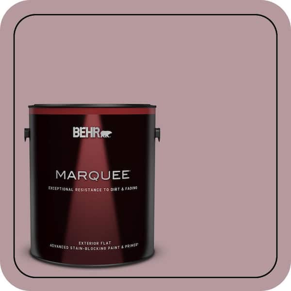 BEHR MARQUEE 1 gal. #PMD-71 Twilight Blush Flat Exterior Paint & Primer (2)