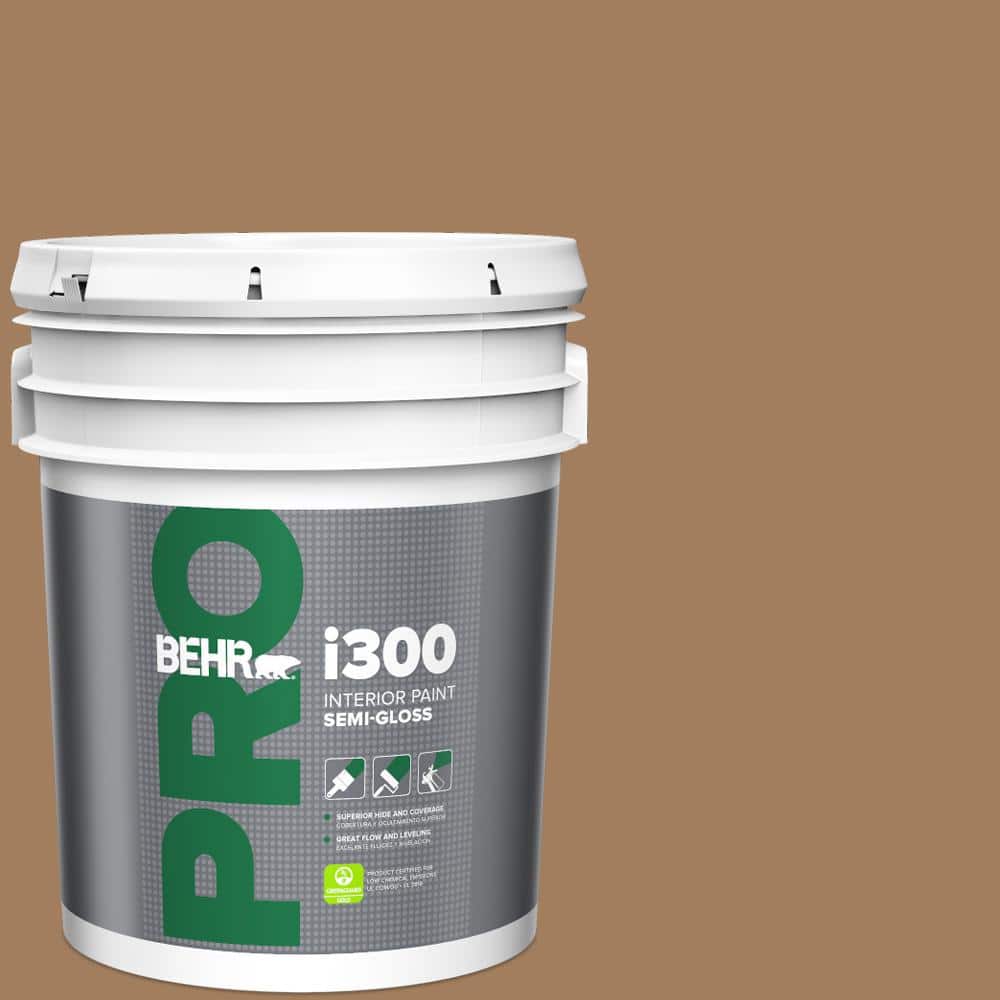 BEHR PRO 5 gal. #N250-5 Ancient Pottery Semi-Gloss Interior Paint